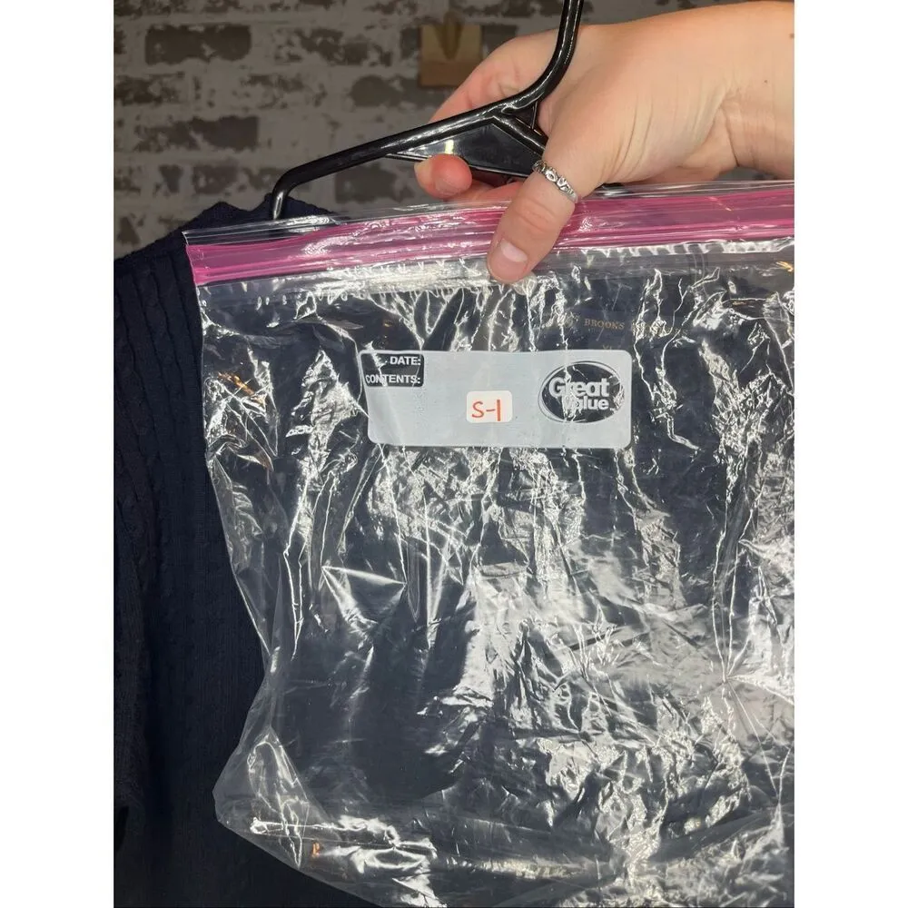 Brooks brother | women blue cotton cable knit sweater - Image 3