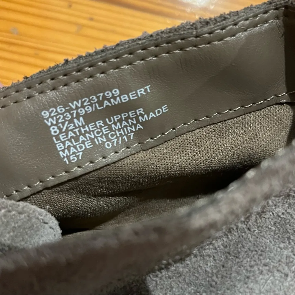 White Mountain Wedges Grey Lambert Booties Lace Up Suede Leather Sz 8.5 GUC - Image 10