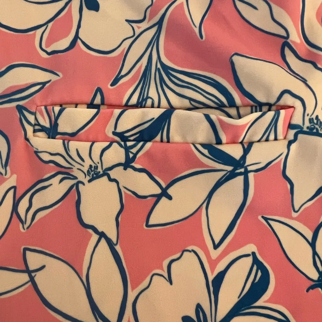 Cabana Life Talbots Tunic  Dress Floral Small UPF 50+ Vacation Resort EUC $129 - Image 6