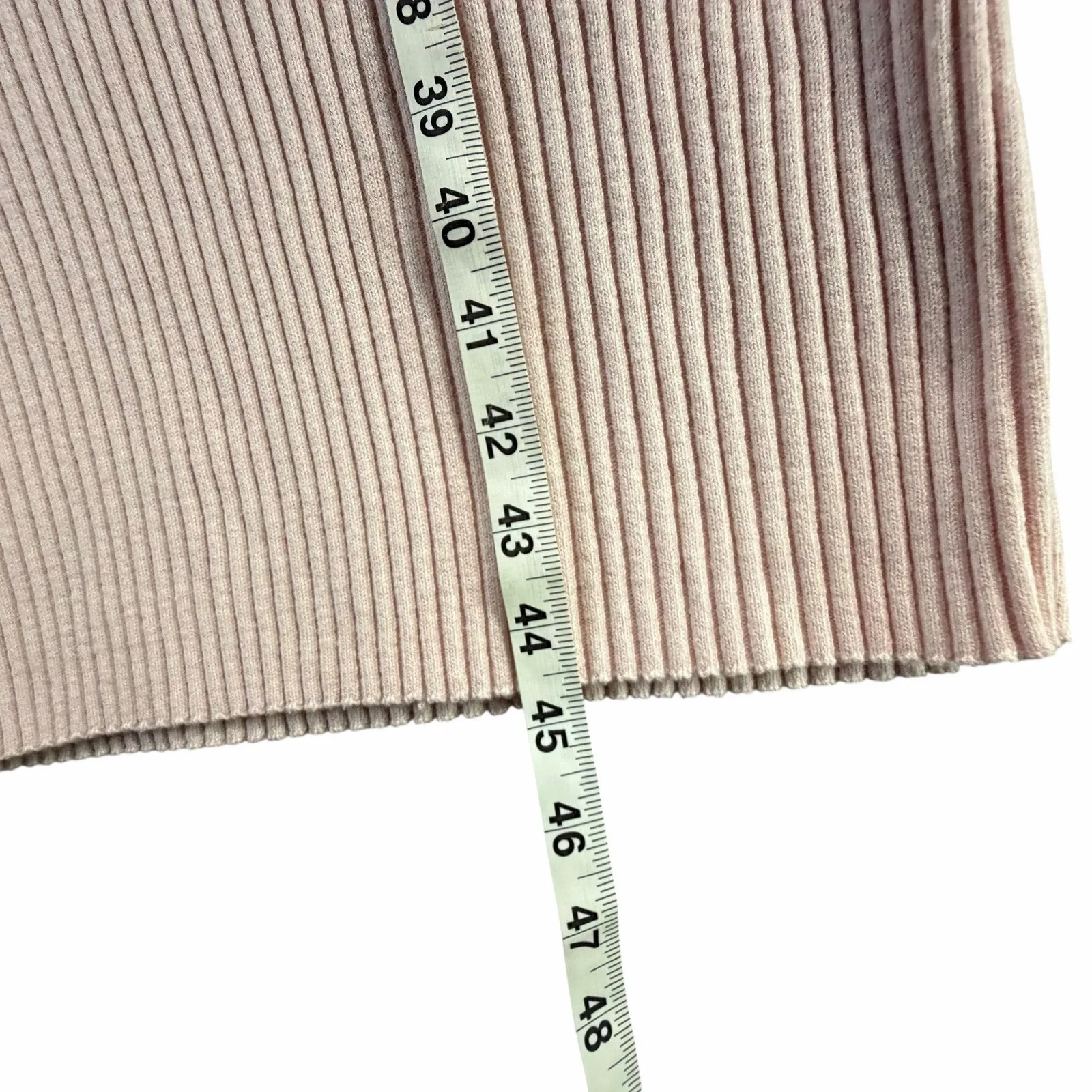 Hatch Lydia Sweater Dress Women 4 Pink Rib Knit Bump Friendly Feminine Maternity Size undefined - Image 9