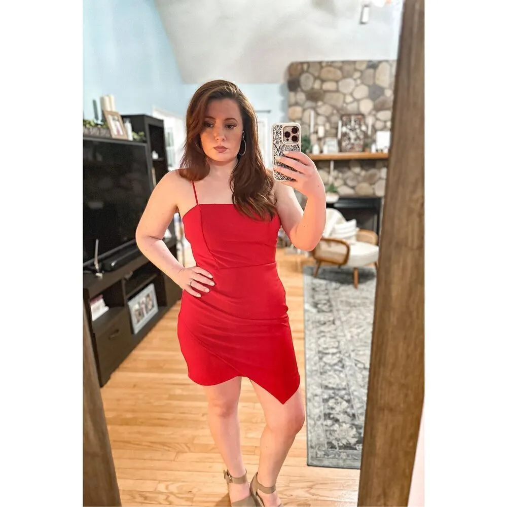 NWT Francesca’s Dress Red - Image 2