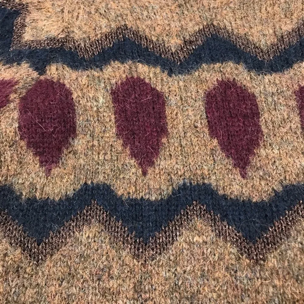 ANTHROPOLOGIE Mohair Wool Blend Sleeping On Snow Sweater-Tunic Women S Boho NWT - Image 6