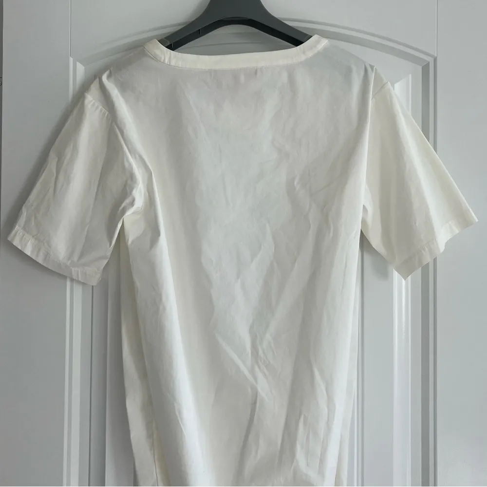 MARNI Italy Lily White Short Sleeve Blouse Stretch Popeline, Size US 2 EU 38 NWT - Image 9