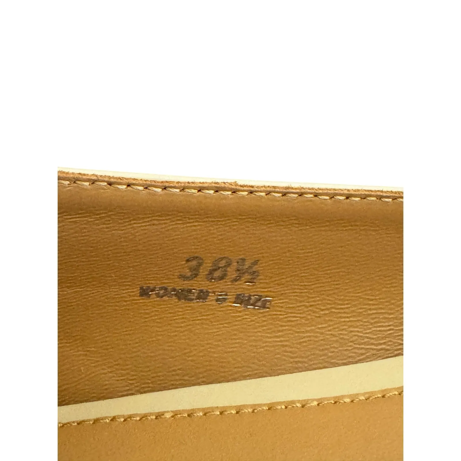 Tod’s NIB Kate Patent Leather Ballet Flats in Natural Size 38.5 - Image 12