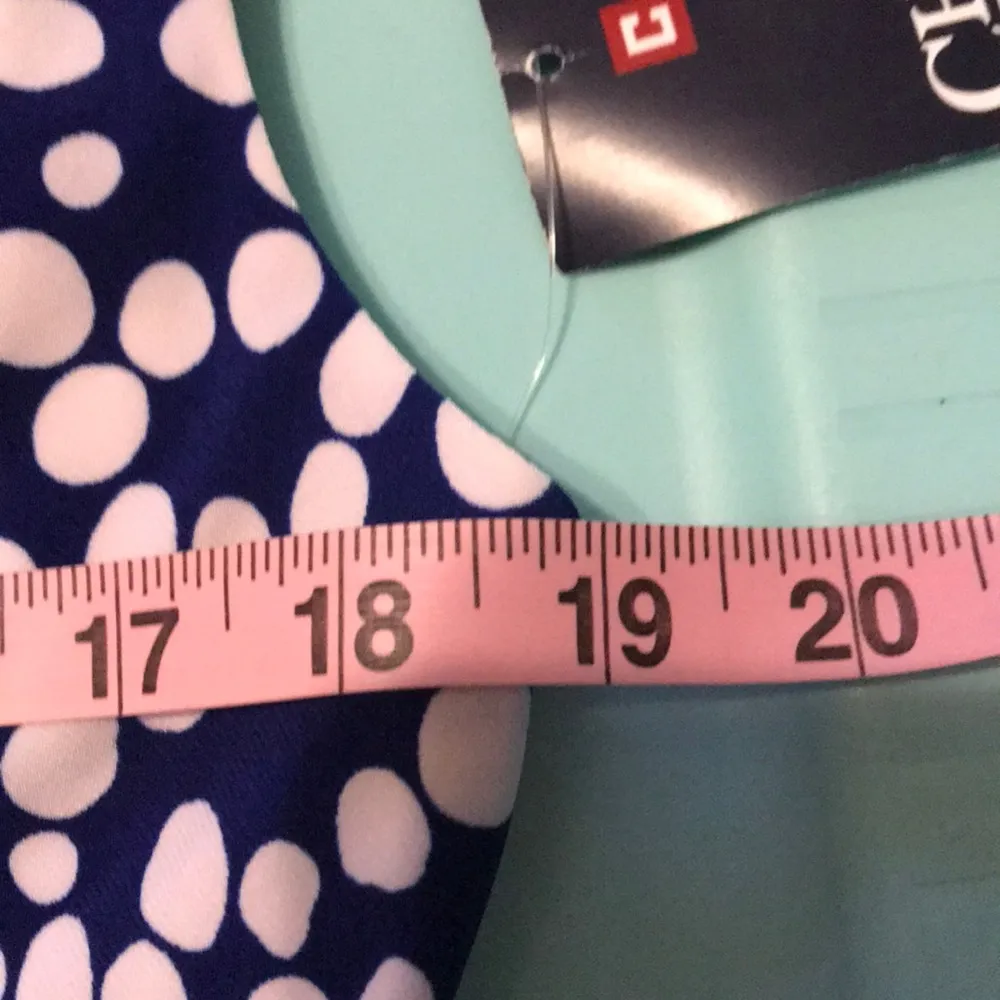 CHAPS  Polka Dot Dress- 0866 - Image 4