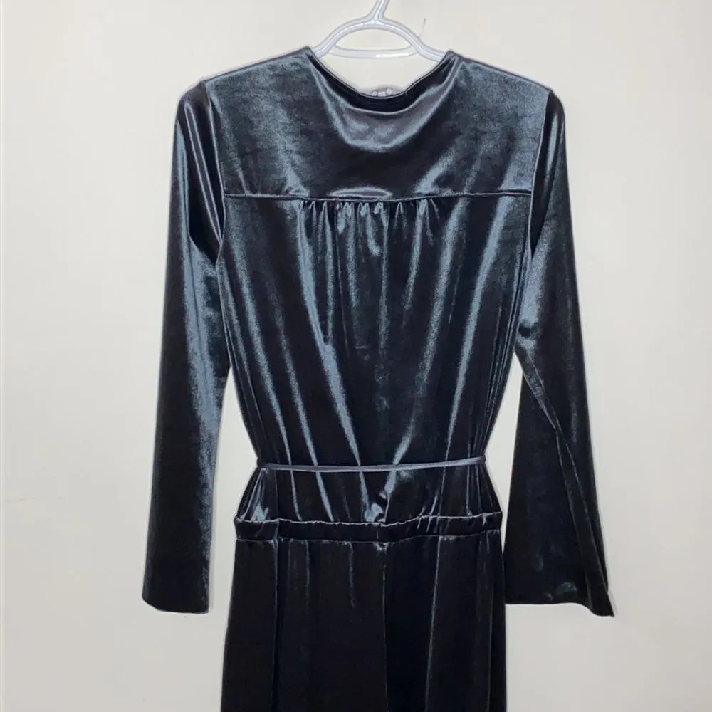 Three dots stretch Panne velvet jumpsuit size L - Image 5