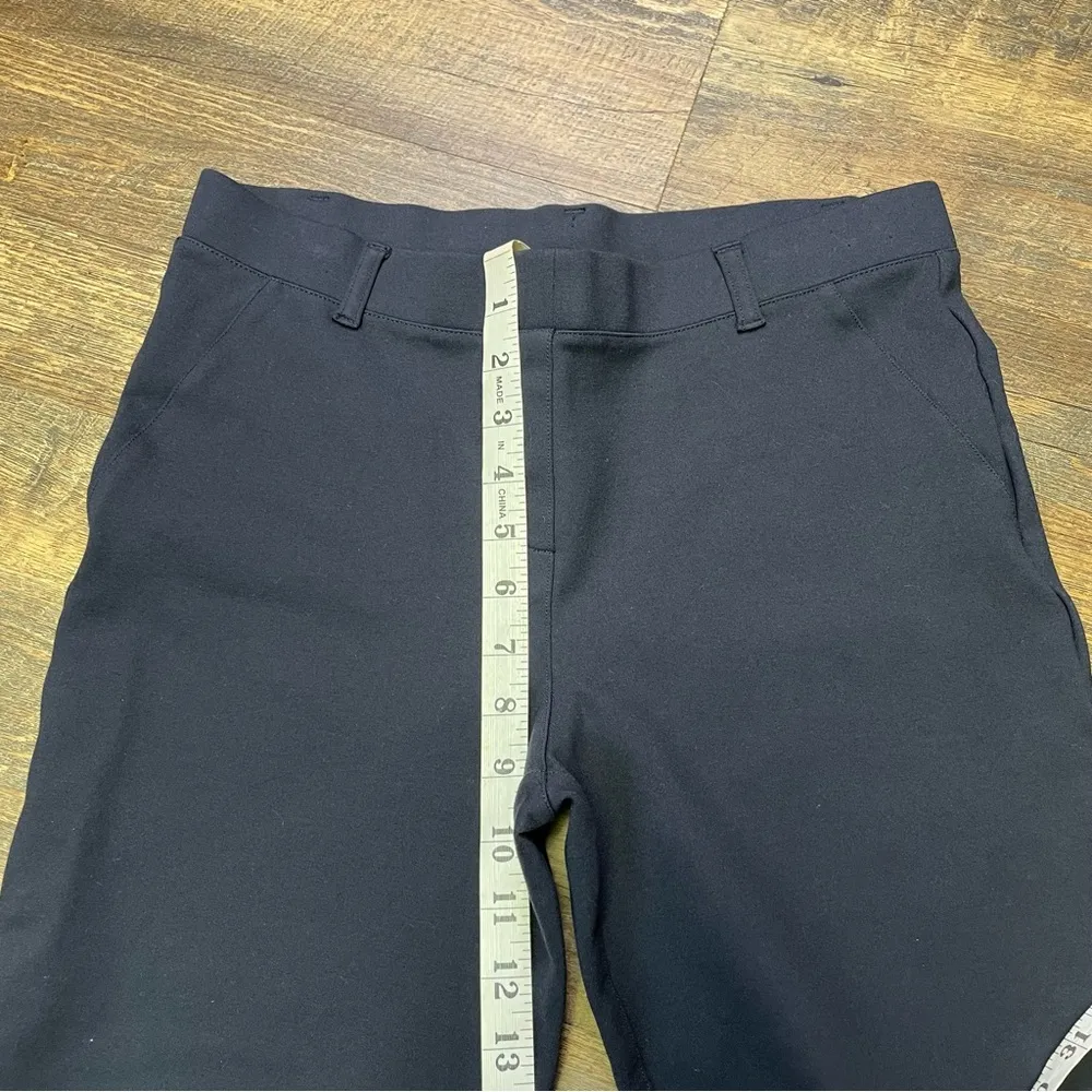 Quince Womens Ultra-Stretch Ponte Bootcut Pants Navy Blue Medium Crop Ankle - Image 5