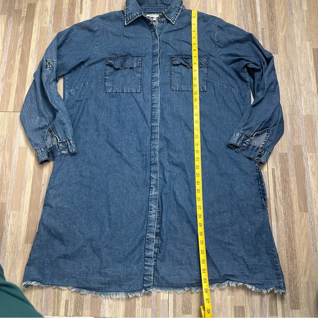 Speed Control Women’s Plus Denim Button Down Dress/Tunic Size 2X Blue - Image 6