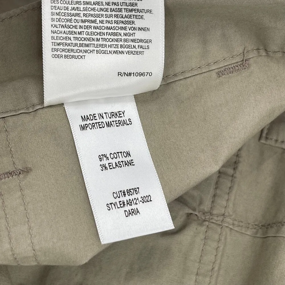 AGOLDE Daria Utility Pant Size 32 NWT x Anthropologie Drab Cotton Stretch Cargo - Image 15