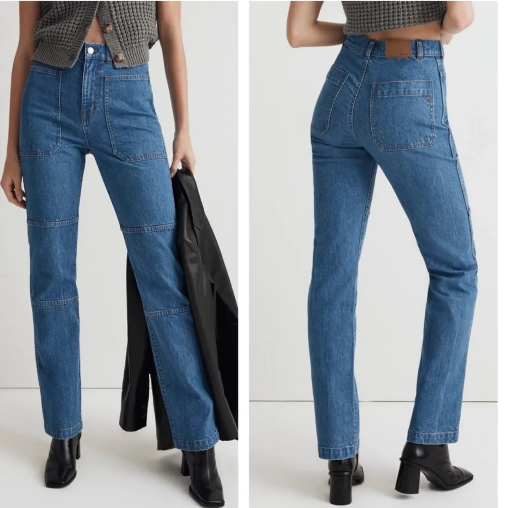 Madewell The '90s Straight Utility Jean fenwood wash, size 31 Like new - Image 2
