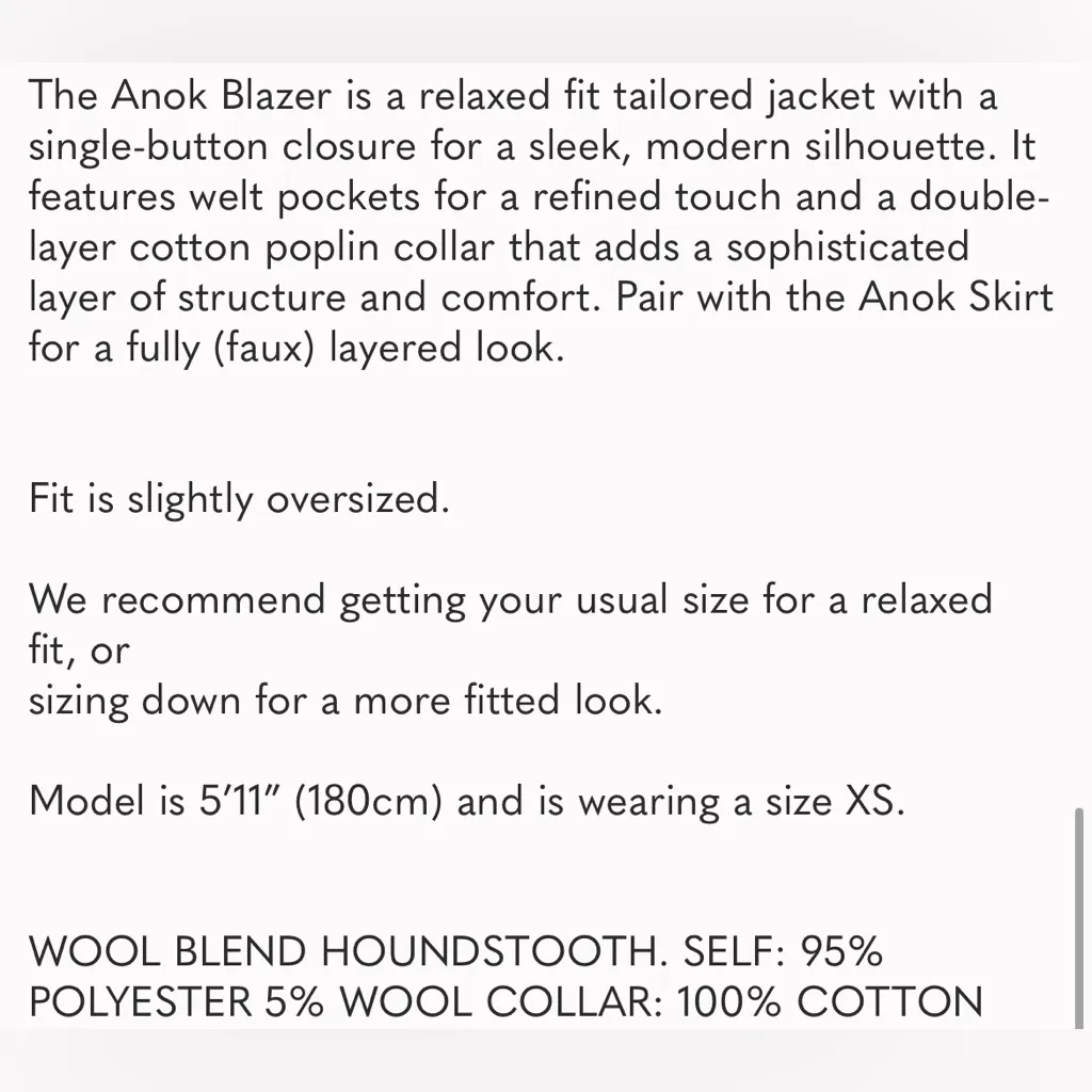 NWOT Torn by Ronny Kobo ANOK BLAZER forest combo Medium oversized,plaid,neutrals - Image 8