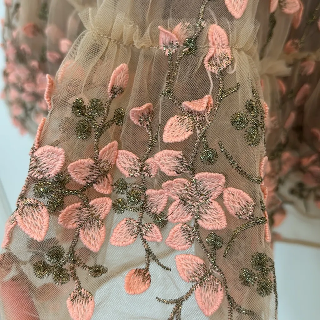 NWT Bronx and Banco Megan Rose Embroidered Mini Dress Size Small - Image 8