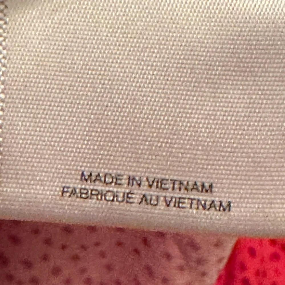 Express Dot Printed Strapless Cropped Capri Jumpsuit Sz XS Red Drawstring Waist - Image 12