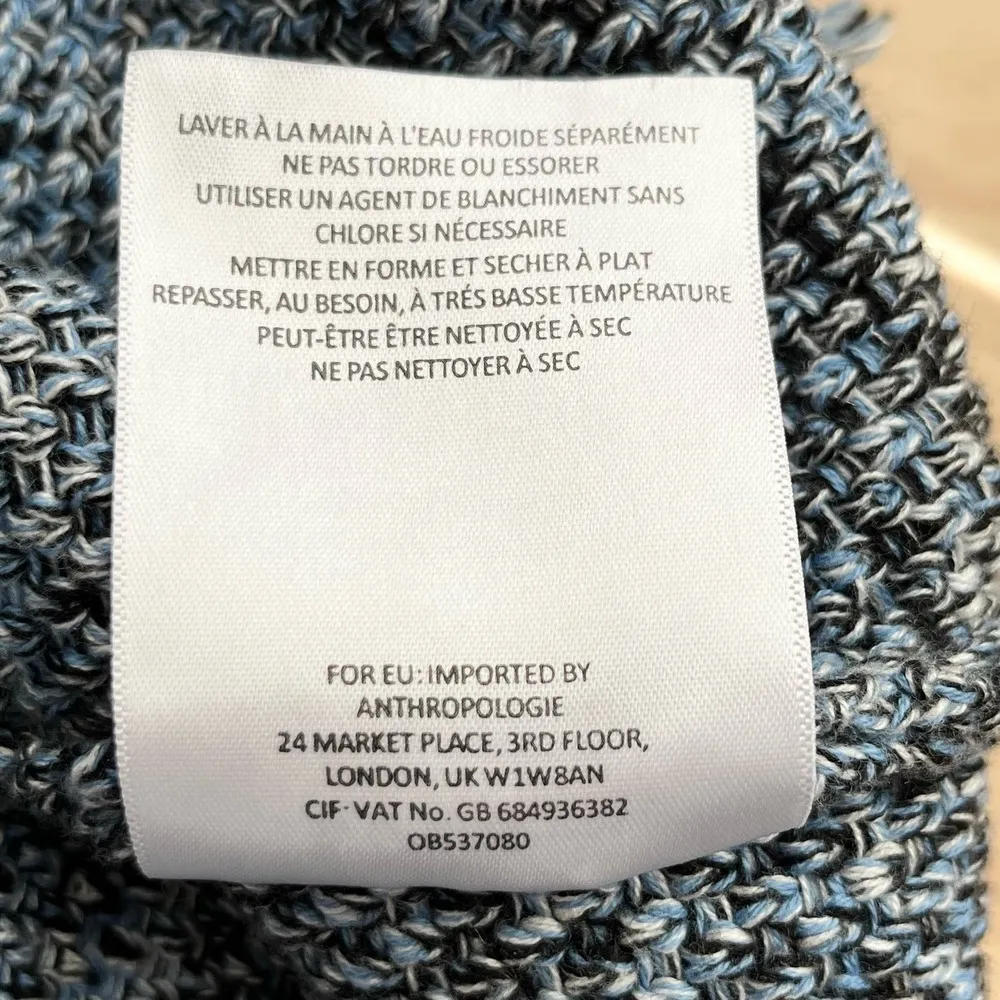 Anthropologie Holding Horses Fringe Sleeveless Knit Dress‎ in Blue, Size XS - Image 11