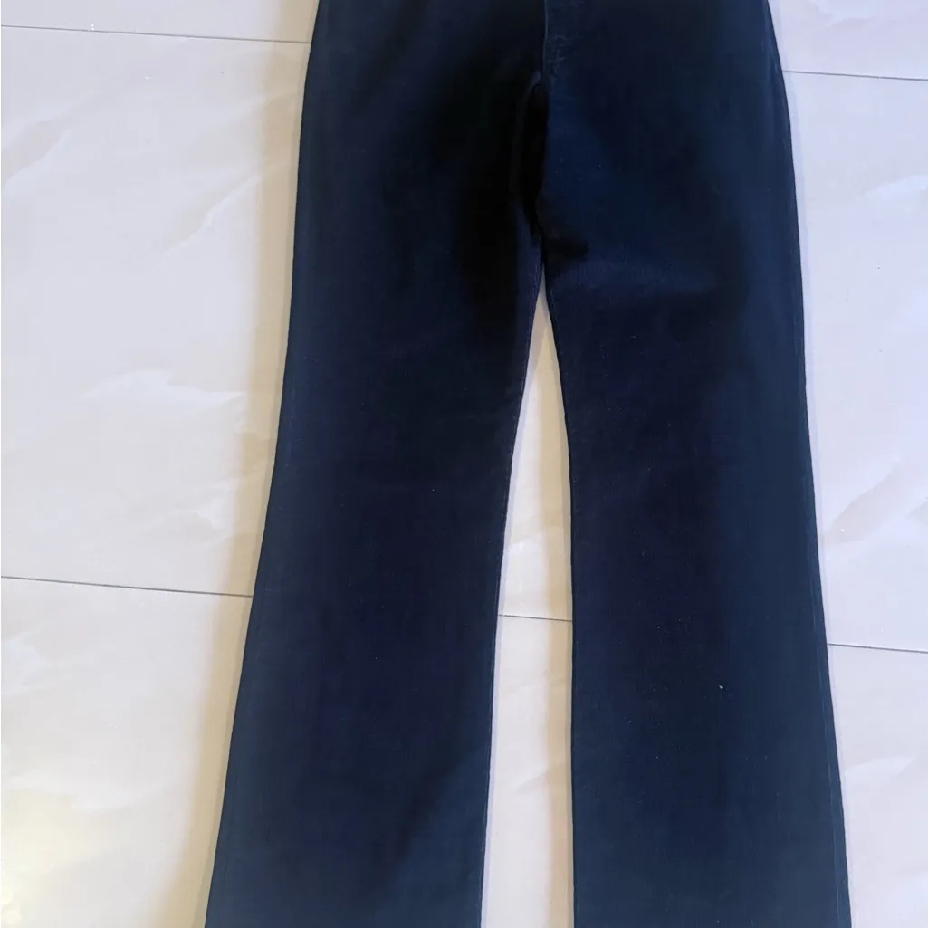 Women's Black Boot Cut flare Jeans . Colduroy size 28 - Image 16