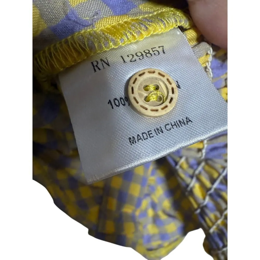 NWT Tuckernuck The Shirt by Rochelle Behrens Editor Shirt – Lave Print, Size M - Image 5