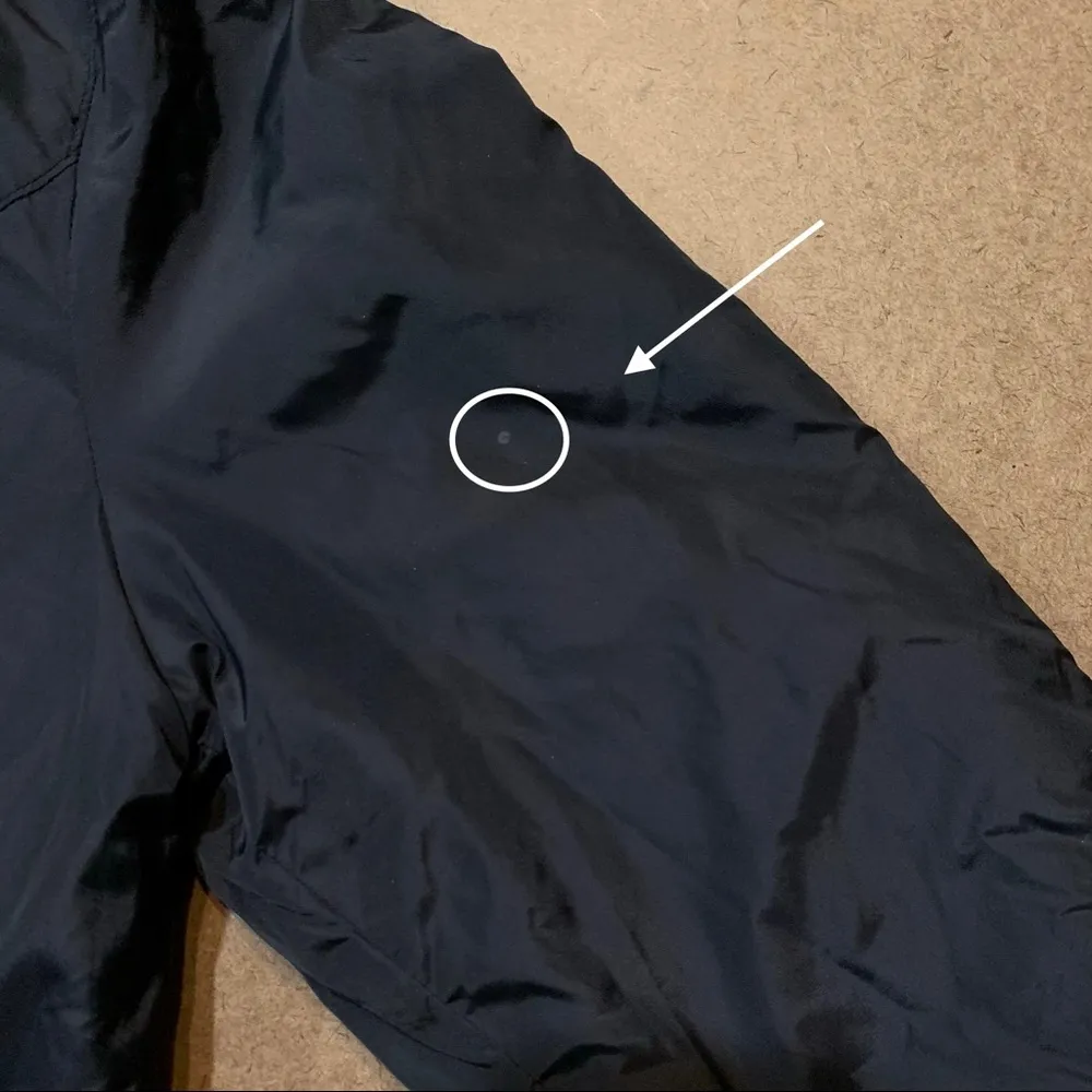 Zara Woman Faux Fur Hoodie Parka, Black, Size M - Image 12