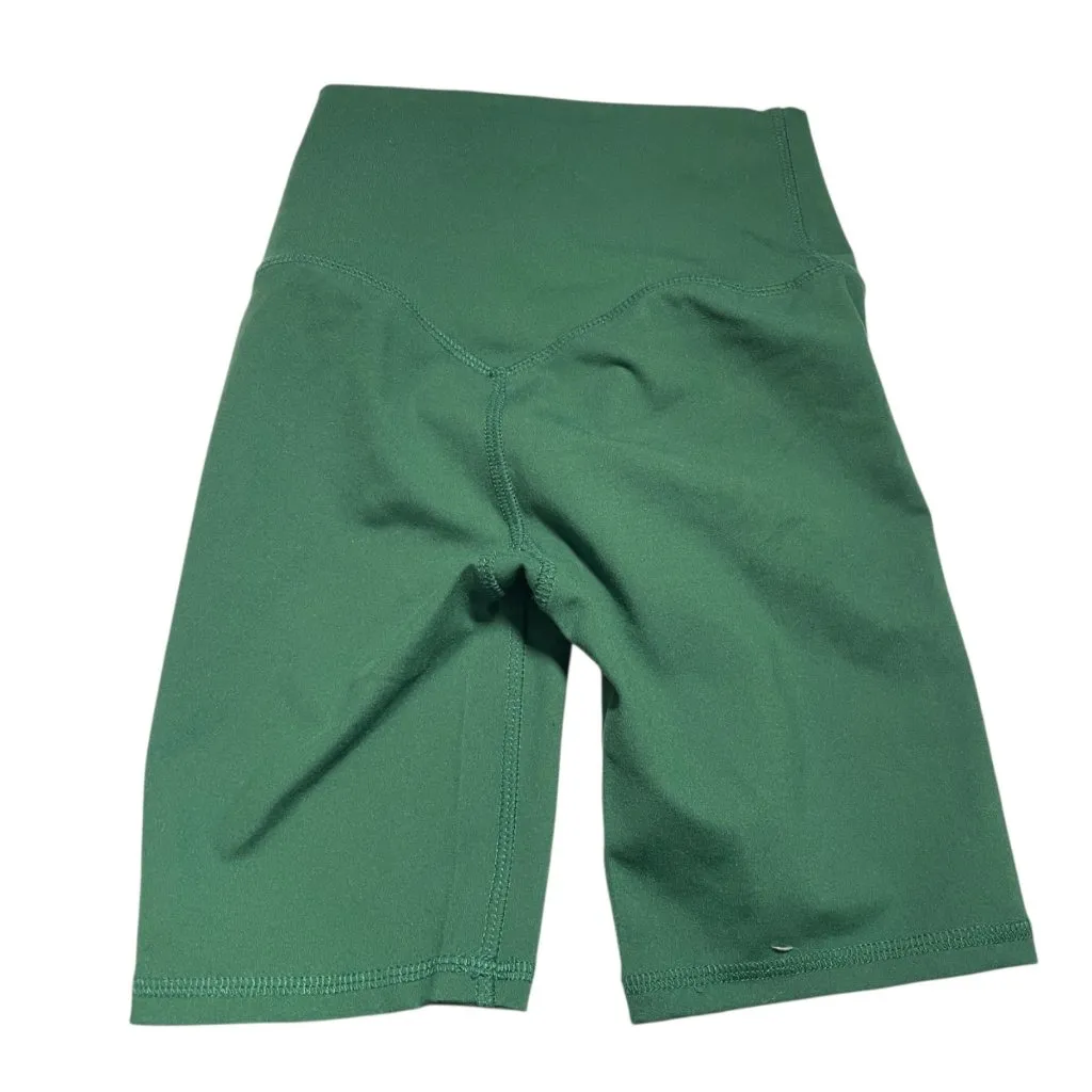 Wild Fable ButterBliss XXS Green High-Waist Bike Shorts - Image 4