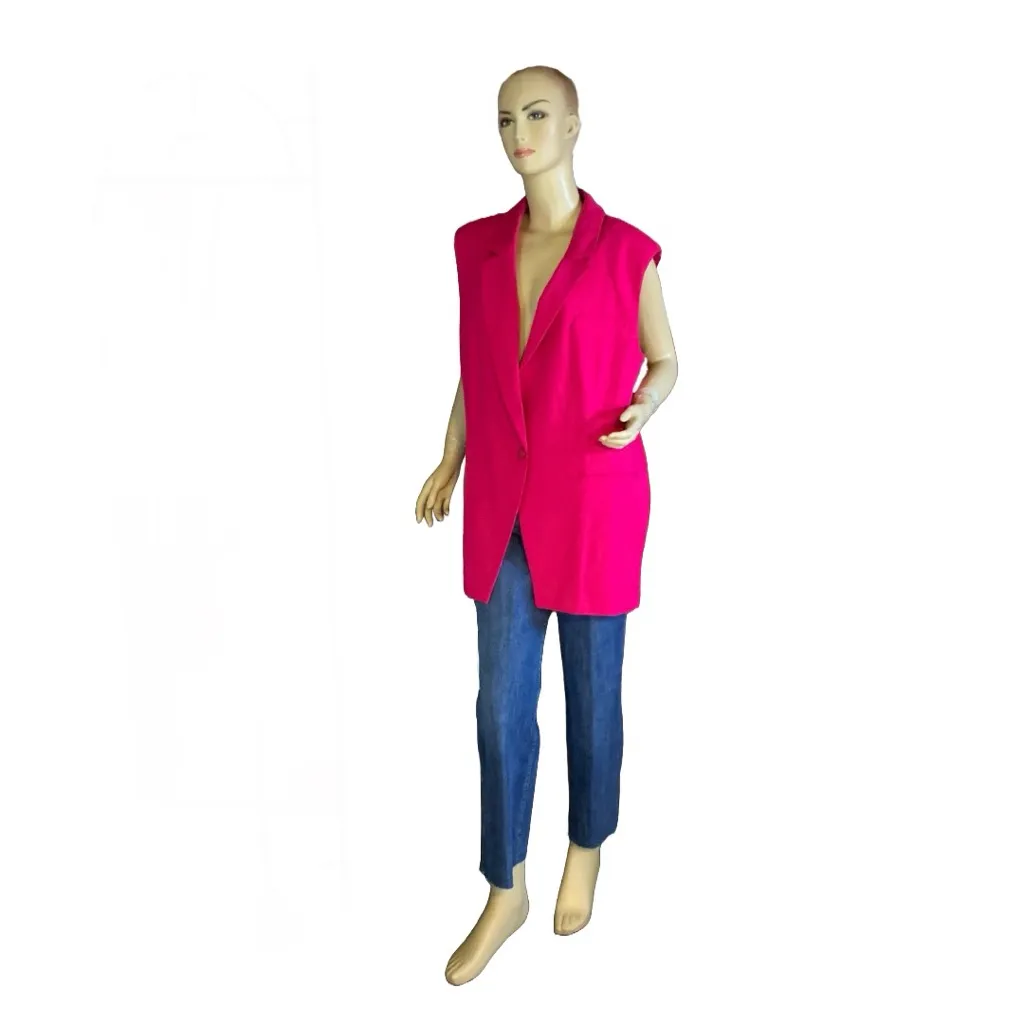 I.N.C. FUCHSIA PINK COLLARED VEST NWT (XXL) - Image 6