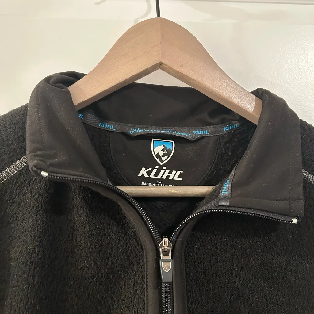 Kuhl Alfpaca Fleece Jacket Black Size L - Image 2