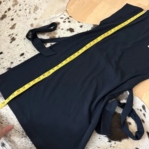 VINCE NWT Black Crewneck Muscle Dress Waist Tie Size‎ XS - Image 9