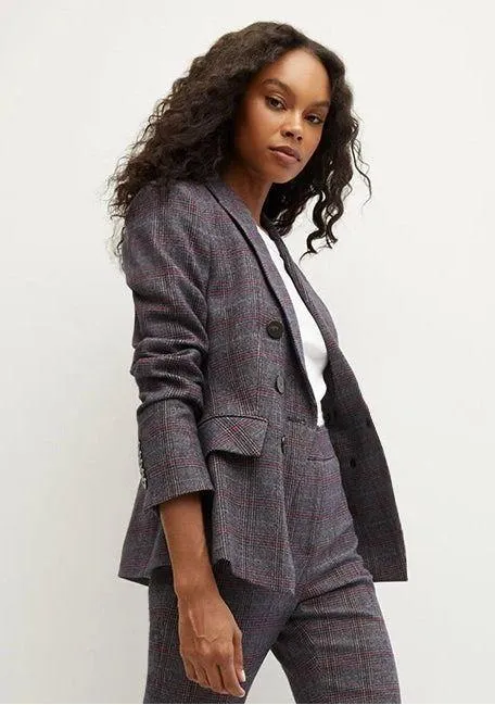 Veronica Beard Lawrence Dickey Plaid Blazer Jacket size 18 (2XL) NWT - Image 3