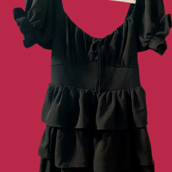 Inspired Hearts Black Dress Size L - Image 2