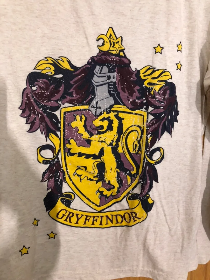 Harry Potter Pj Top Tan Size M - Image 3