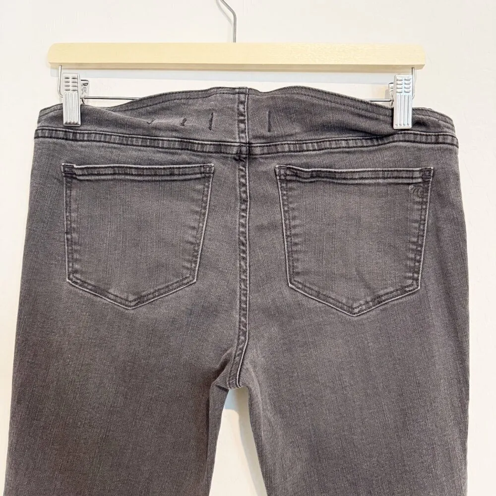 Madewell Denim Maternity Over The Belly Skinny Jeans Pregnancy Black Sea Size 27 - Image 9