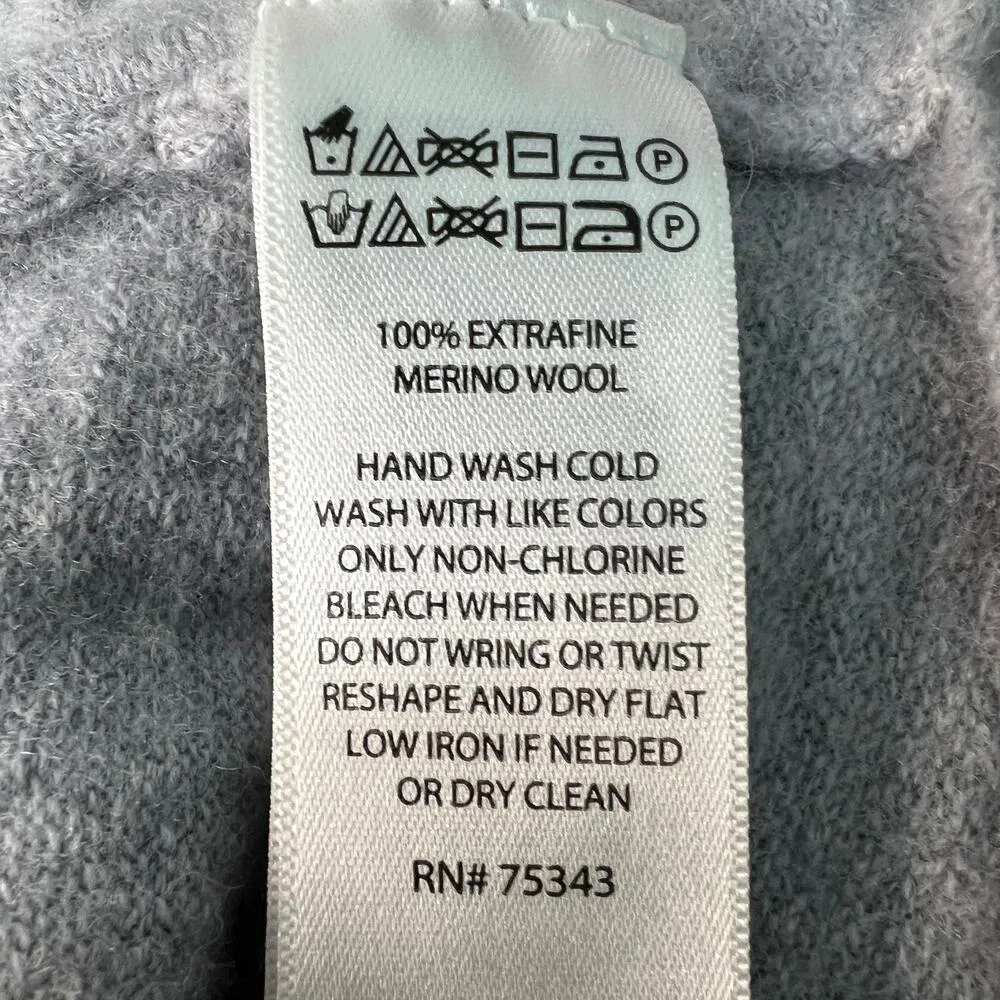 Tahari Cardigan Womens Small 100% Extra Fine Merino Wool Old Money Quiet Luxury - Image 10