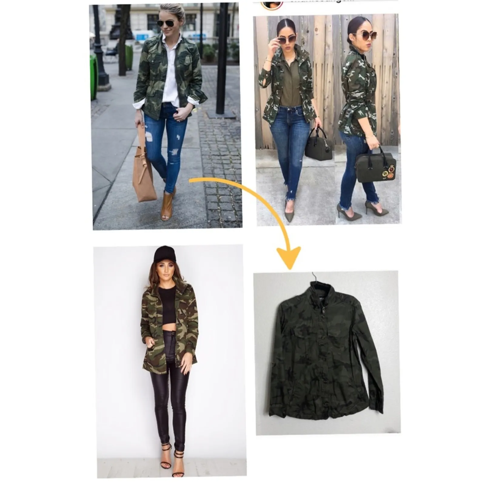 Buffalo David Bitton camouflage jacket neutral casual street wear size S - Image 2