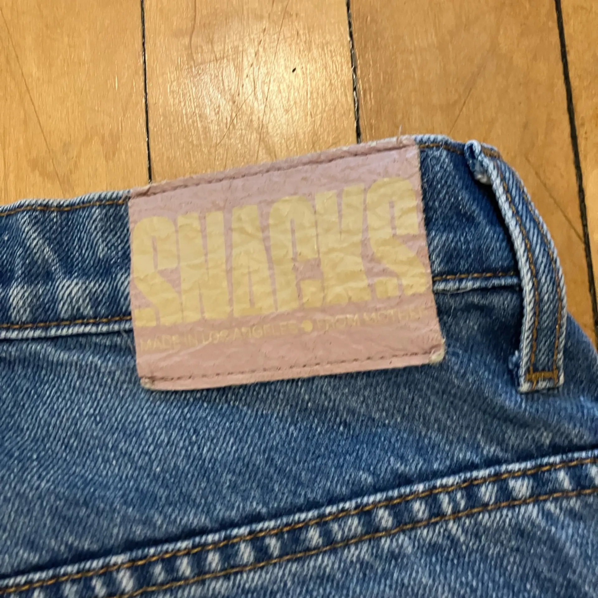 Mother Denim Snacks Double Stack Ankle Delicious Memories Blue Size 24 - Image 11