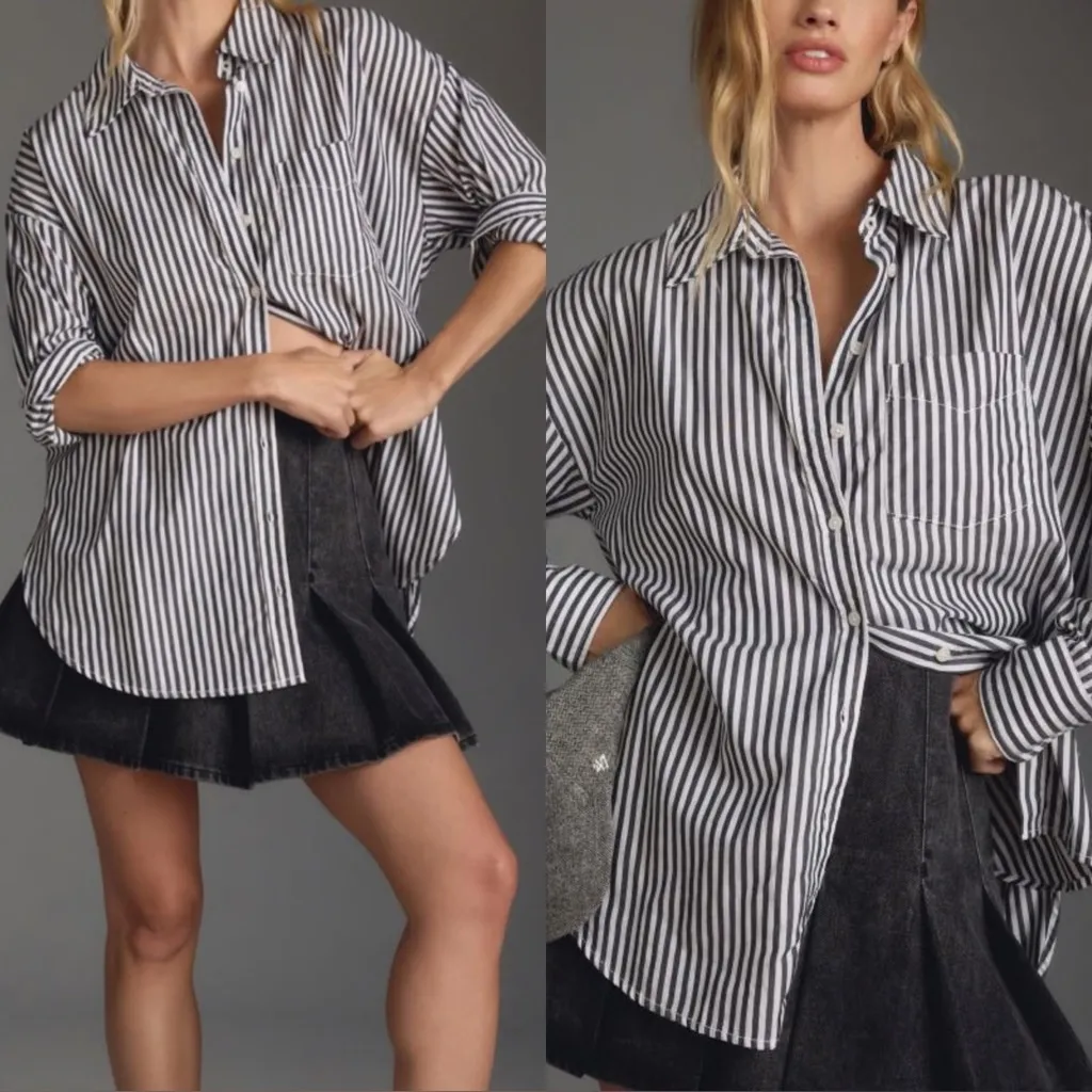Maeve Anthropologie The Bennet Button-Down - Image 2