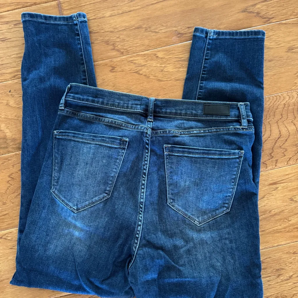 Nicole Miller New York Jeans Women’s 10 Soho High-Rise Skinny Crop Distressed - Image 3