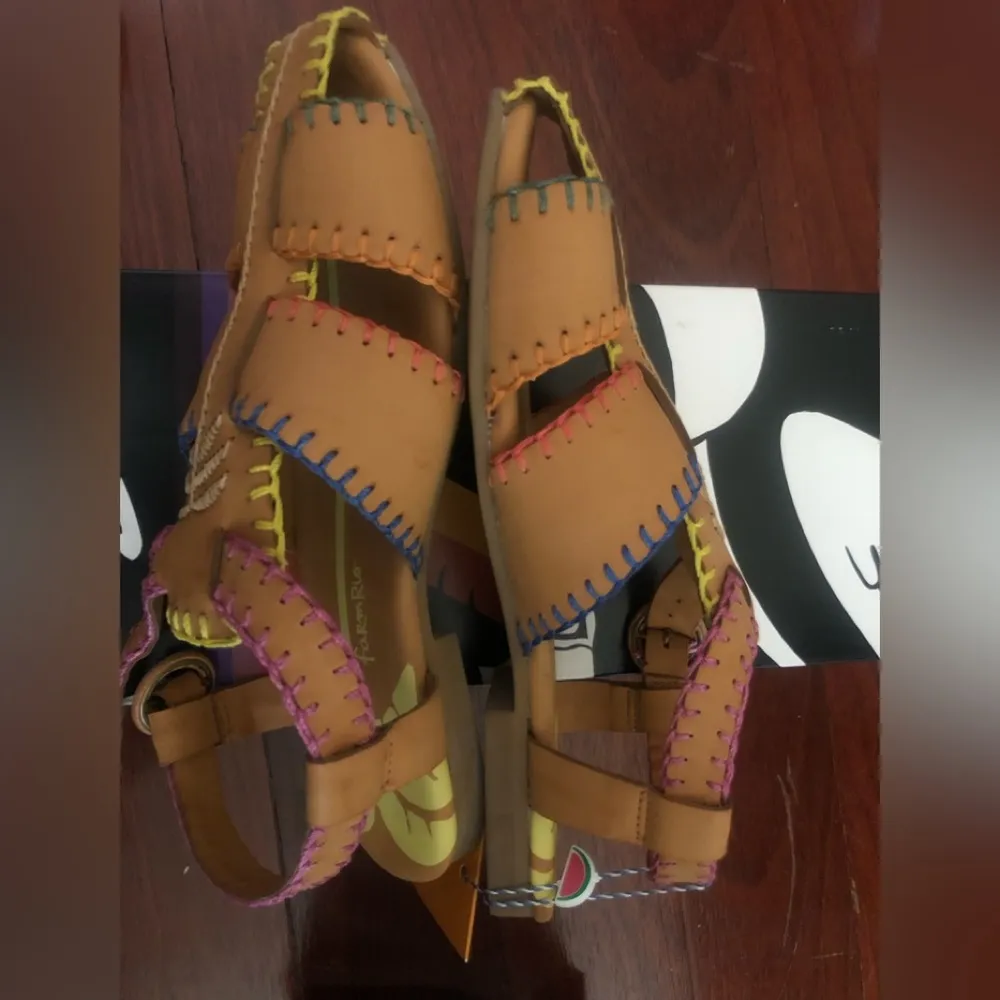 FARM Rio Caramel Palm Tree Sandal - Image 4