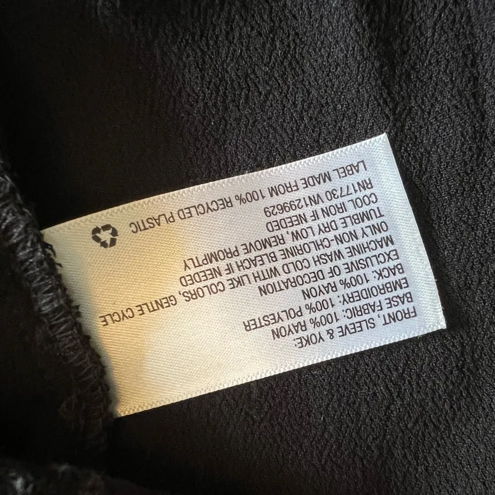 Knox Rose Black Bohemian Top - Image 5