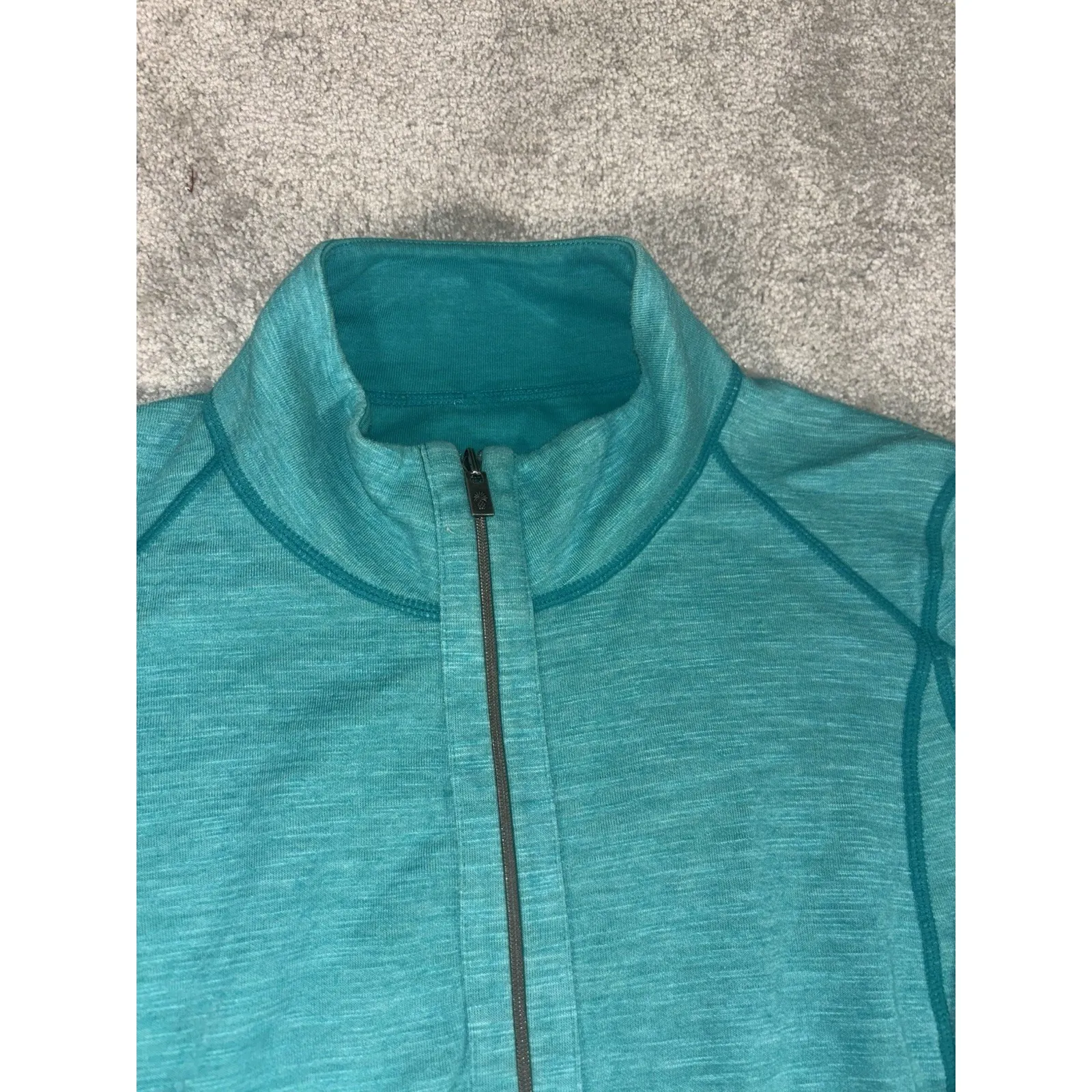 Tommy Bahama Sweater Womens Blue/green Half Zip Pullover Pocket Comfortable‎ - Image 3