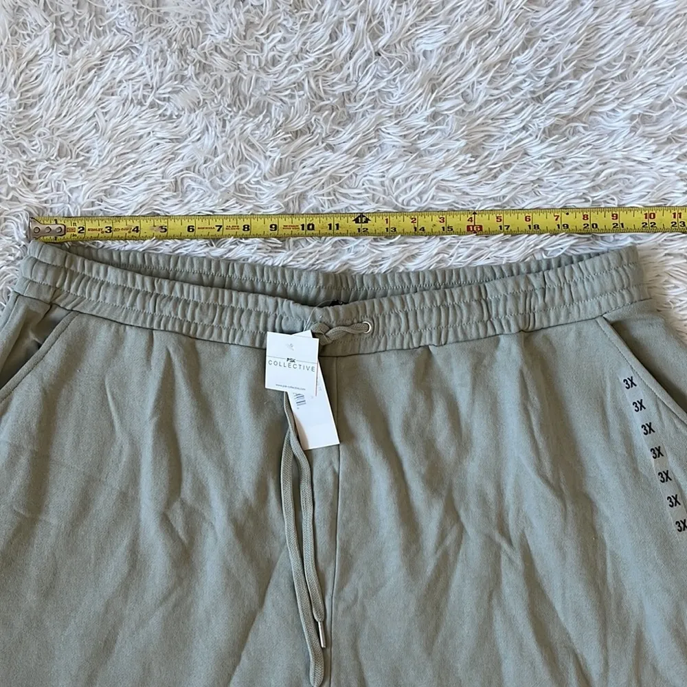 Psk Collective Women’s Terry Short Ash Green size 3X - Image 6