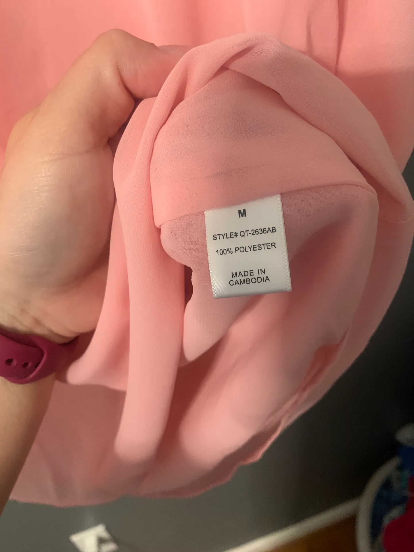 Pink Boutique Top Size L - Image 5