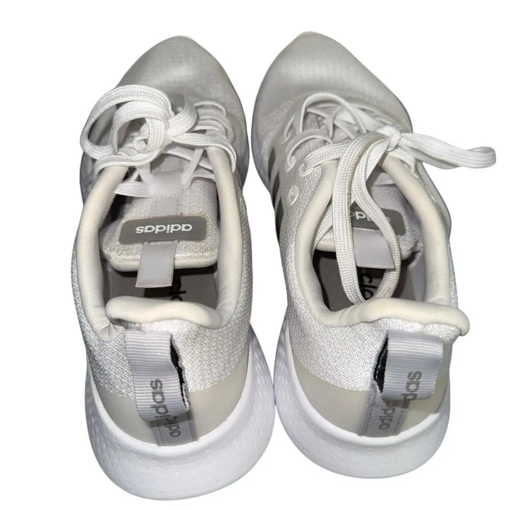Adidas Women's Puremotion Running Shoe Size 9.5 FW3264 White/Silver/Grey - Image 3