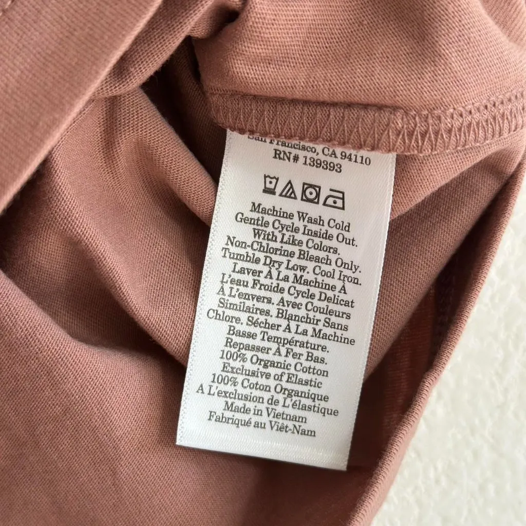 Everlane The Box Cut Tee in Essential Cotton in Rose Dusk, Size XXS - Image 7