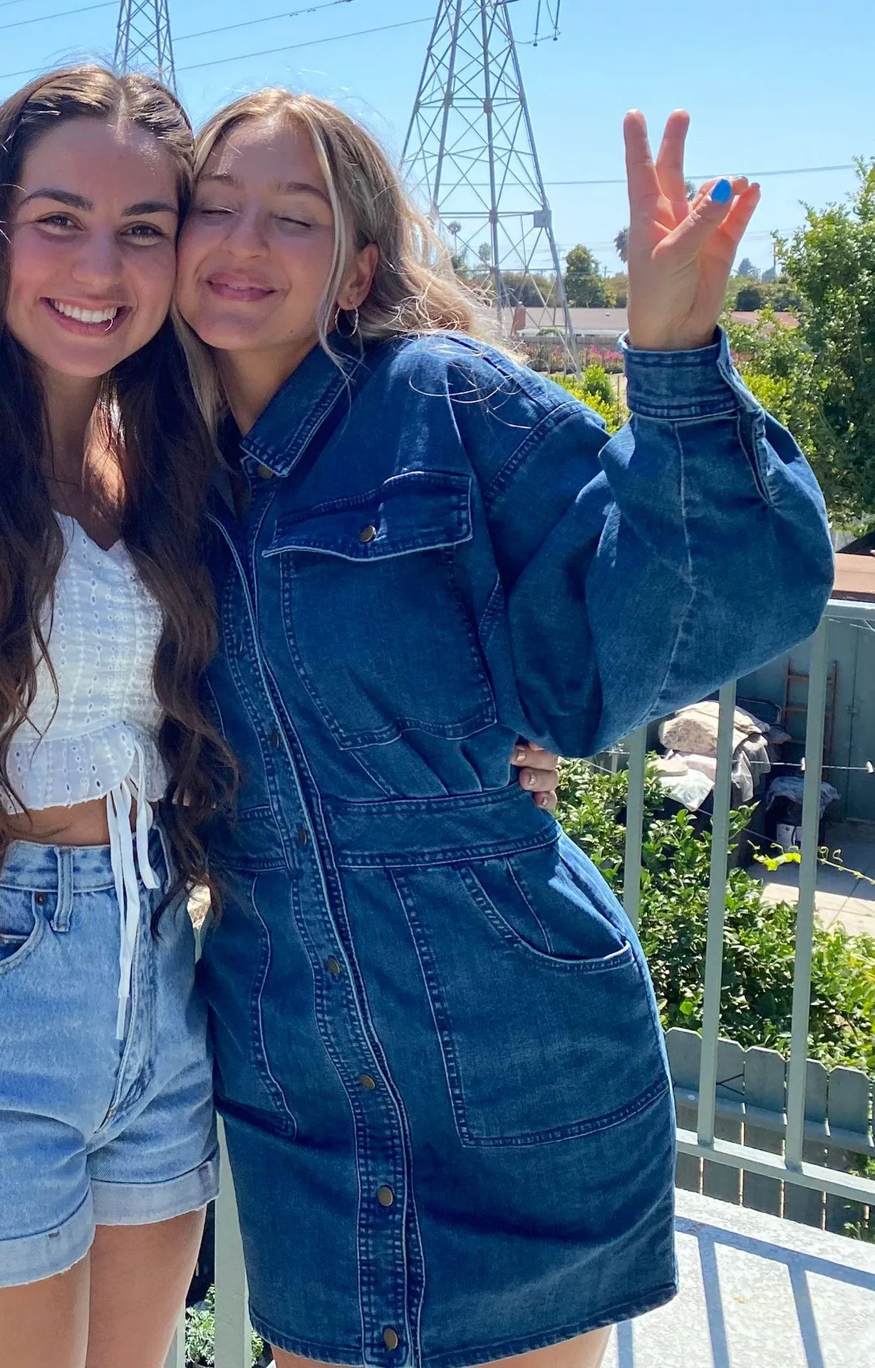 Free People Denim Dress - Image 2