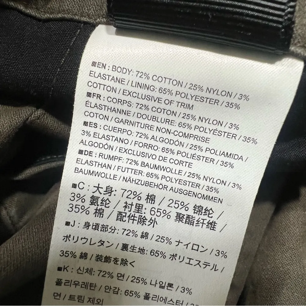 Arc'teryx A2B Chino Trim Fit Green crop pants 8 nylon cotton cycling biking - Image 7