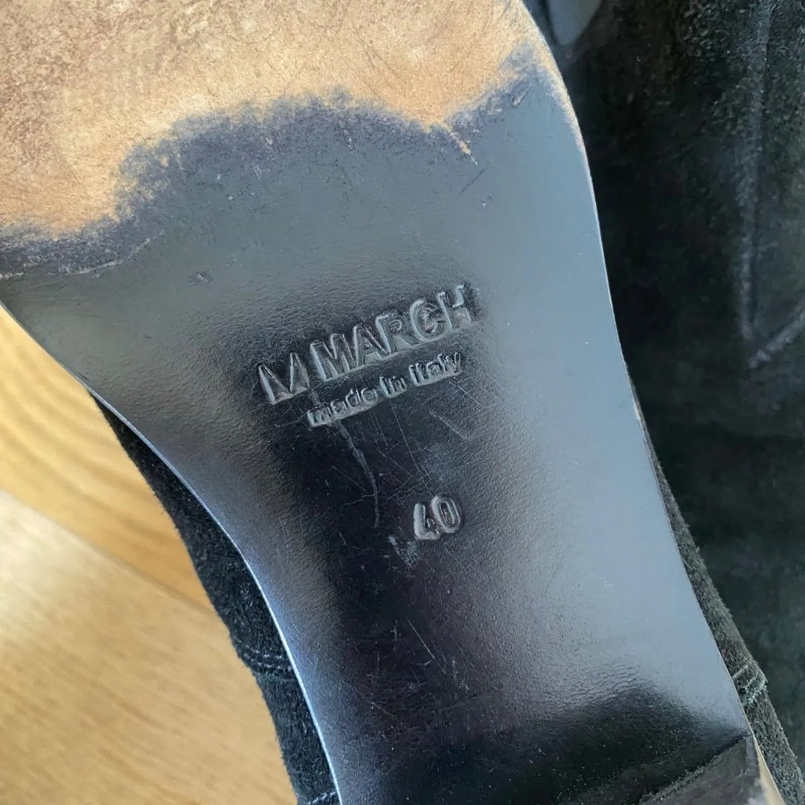 March NYC Suede Chelsea Boot in Black Size 9 - Image 5