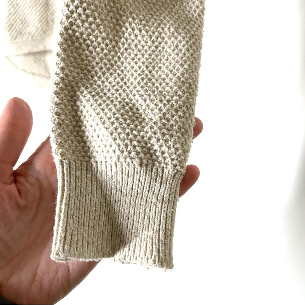 Madewell Feature Pullover Sweater Oatmeal Size XS - Image 7