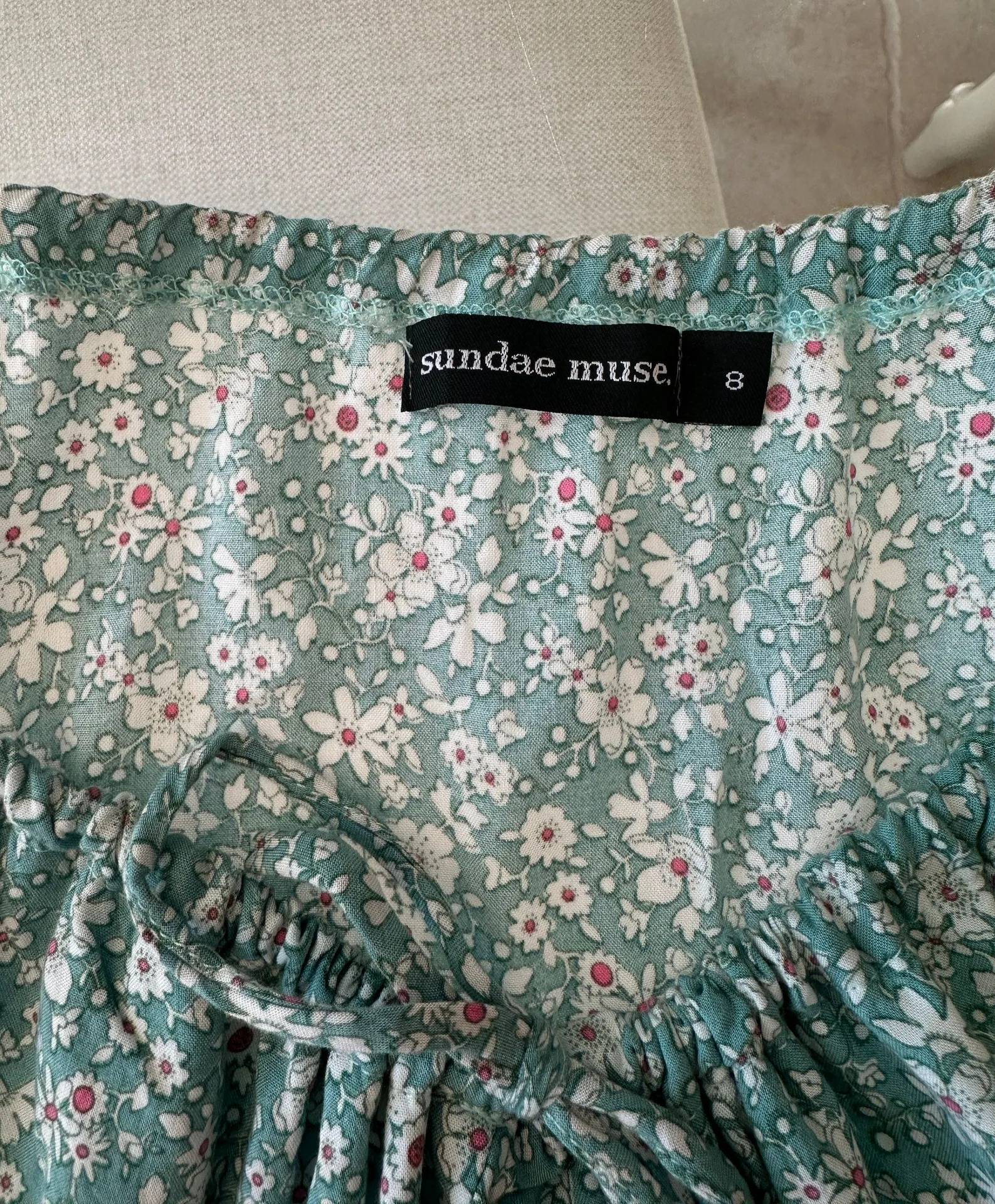 Floral Dress Multi Size 4 - Image 4