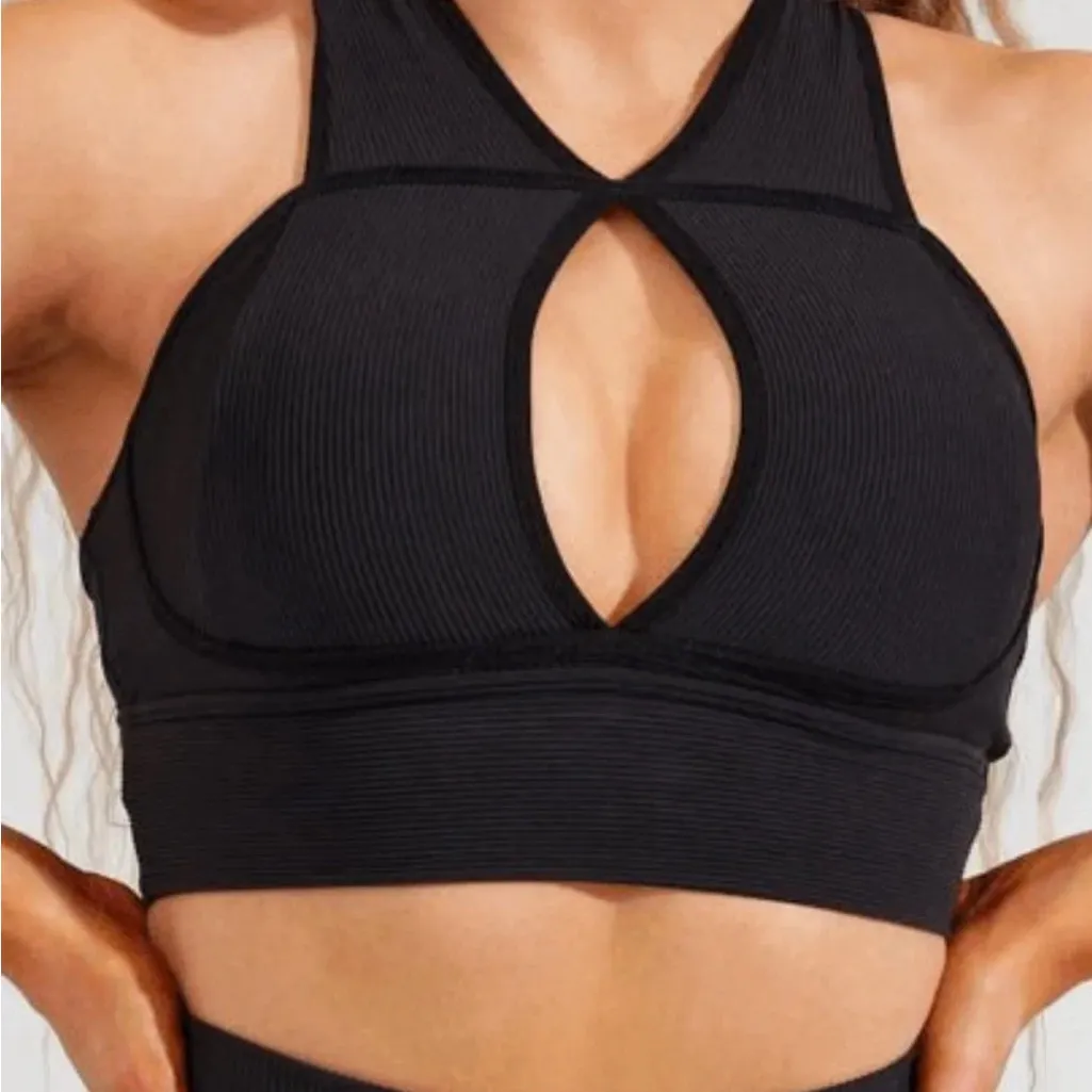BuffBunny Black Sphinx Sports Bra - Image 5