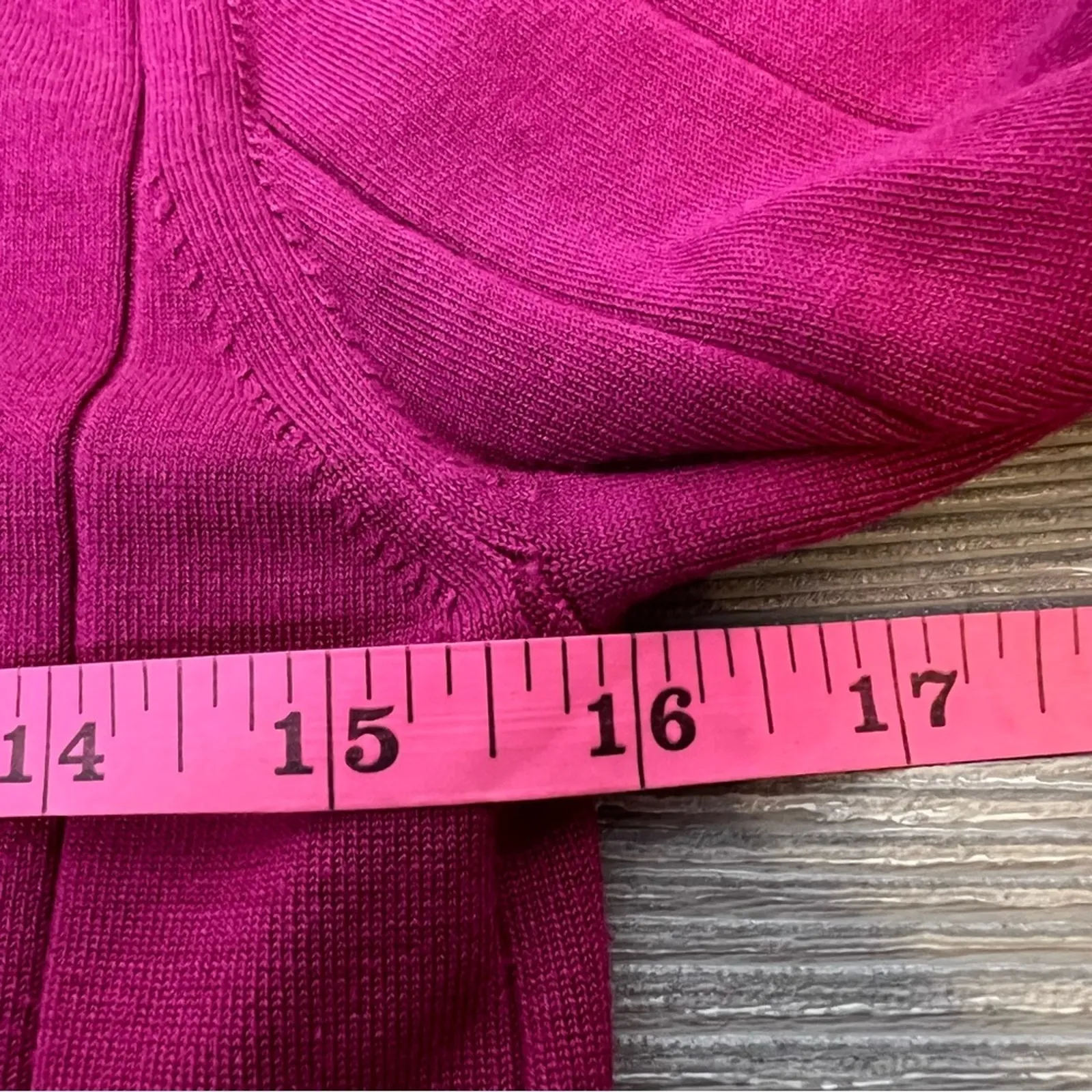 Rachel Comey Fuschia pink cropped sweater sz XS silk blend - Image 4