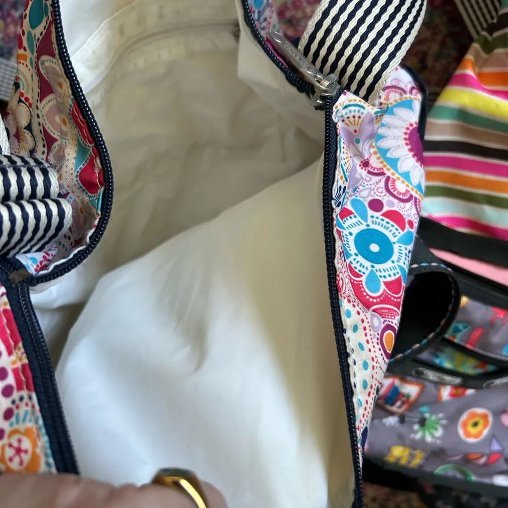 LeSportsac Multicolor Tote and Crossbody Set HUGE Bundle of 5 bags!! - Image 8