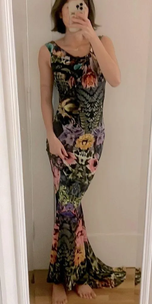 Like new ROBERTO CAVALLI
Floral Print floor length gown - Image 2